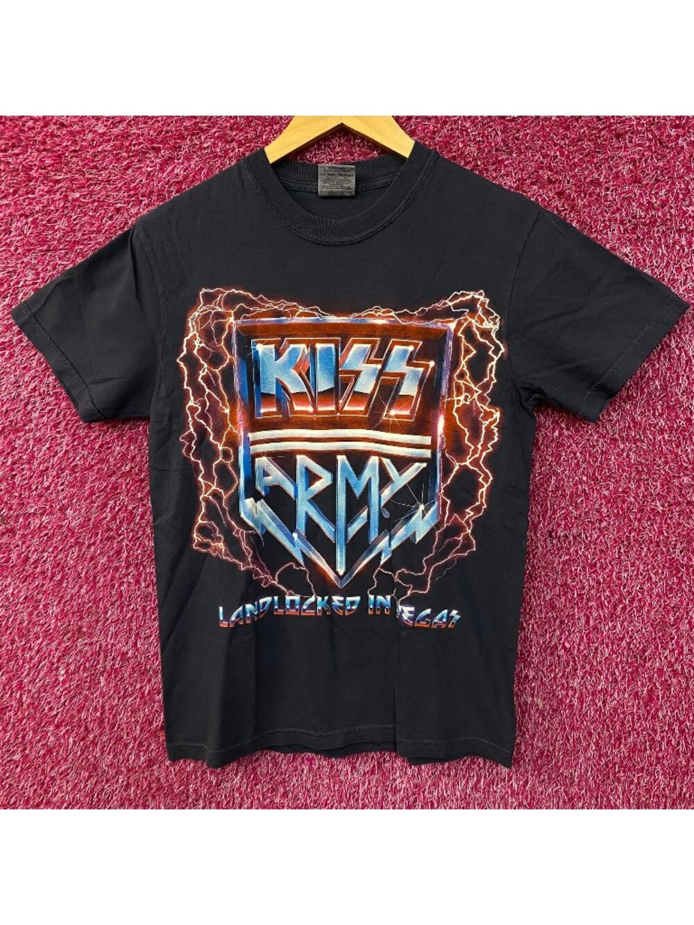 KISS Army "Landlocked in Vegas" Rock Band T-Shirt Small